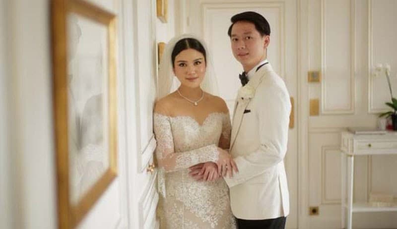 Foto-Foto Kevin Sanjaya dan Valencia Tanoesoedibjo Menikah di Paris