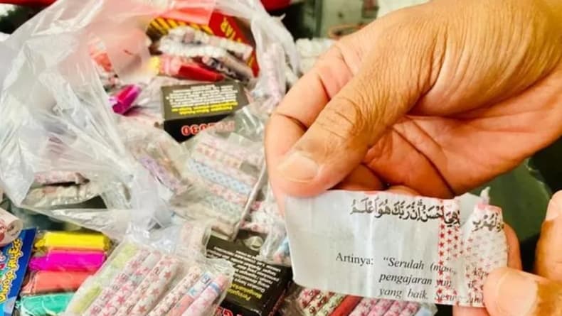 Kertas Pembungkus Petasan di Aceh Barat bukan Halaman Alquran, Tapi...