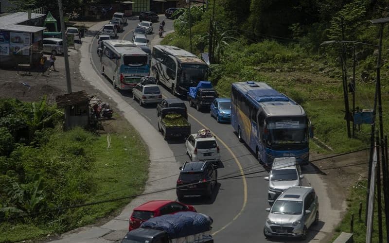 Limbangan Garut Masih Jadi Titik Rawan Macet saat Arus Mudik Lebaran