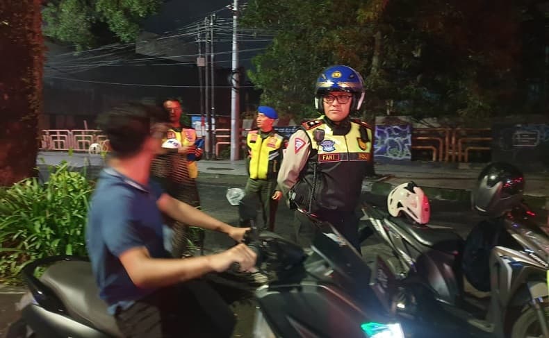 Terjaring Razia, 76 Pembalap Liar Diamankan Polresta Malang Beserta Motornya