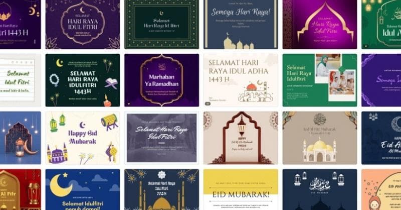 Cara Bikin Kartu Ucapan Lebaran 2023 Secara Online Gratis