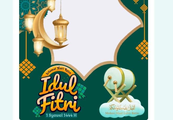50 Twibbon Hari Raya Idul Fitri 2023 yang Keren dan Cocok Dibagikan ke Medsos