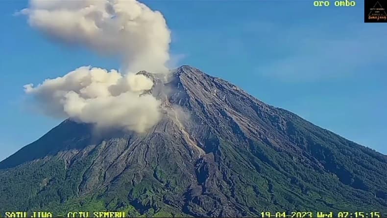 PVMBG: Gunung Semeru Erupsi 31 Kali Sejak Januari 2023