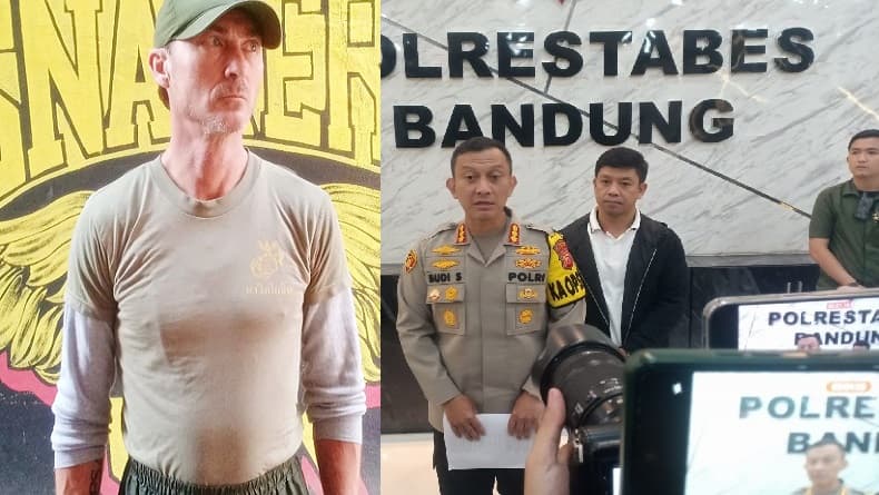 Breaking News! Bule Australia yang Ludahi Imam Masjid di Buahbatu Bandung Tersangka