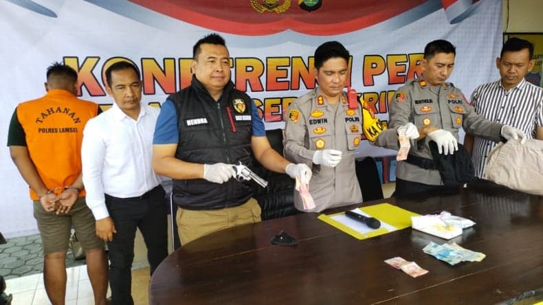Merampok saat Malam Takbiran, Pecatan ASN di Lampung Ditangkap Polisi