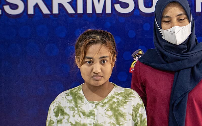 Ekspresi Lina Mukherjee Tersangka Penistaan Agama tapi Tidak Ditahan