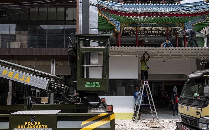 Ketua RT Riang Dilaporkan Pemilik Ruko di Pluit yang Makan Badan Jalan