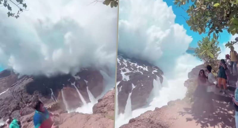 Viral, Pantai Angel Billabong Nusa Penida Punya Spot Foto Berlatar Ombak Ganas, Berani Coba?