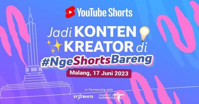 #NgeShortsBareng Besutan StarHits dan YouTube Indonesia Segera Hadir di Malang Bulan Juni ini!