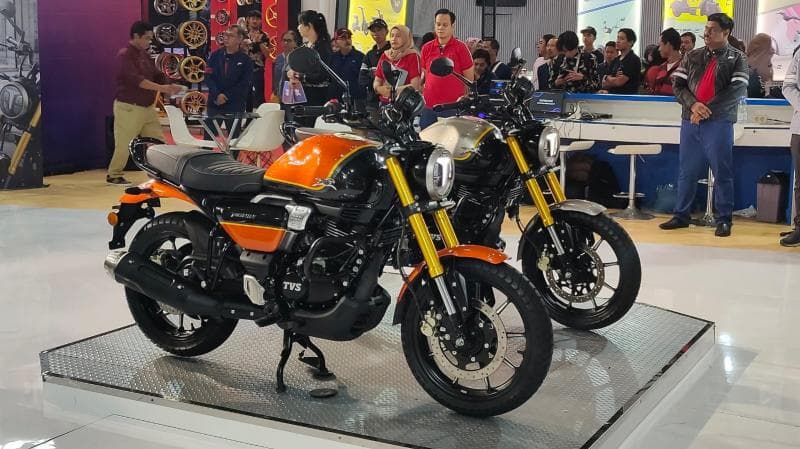 TVS Luncurkan Motor Sport Retro Modern di Jakarta Fair 2023, Intip Harga dan Spesifikasinya TVS Luncurkan Motor Sport Retro Modern di Jakarta Fair 2023, Intip Harga dan Spesifikasinya