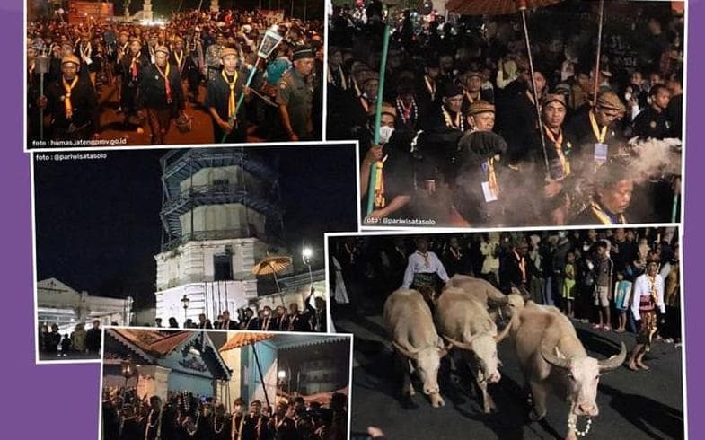 4 Tradisi Malam 1 Suro di Jateng yang Sakral, Nomor 3 Larung Kepala Kerbau di Puncak Merapi