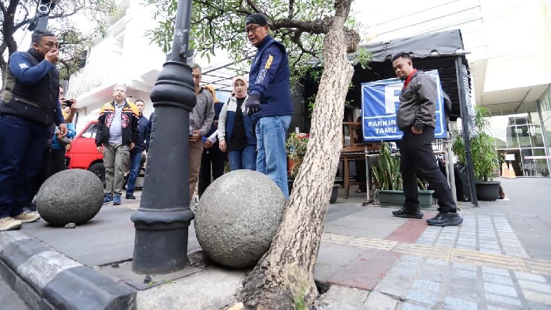 Wajah Braga Bandung Bakal Dipercantik, Trotoar dan Bollard Ditata Ulang