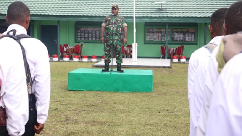 Dandim Jayawijaya kepada 109 Casis Bintara TNI AD: Siapkan Mental dan Fisik Kalian