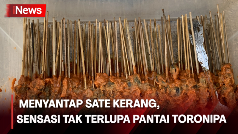Sensasi Tak Terlupa, Menikmati Sate Pokea Berbahan Kerang di Pantai Toronipa