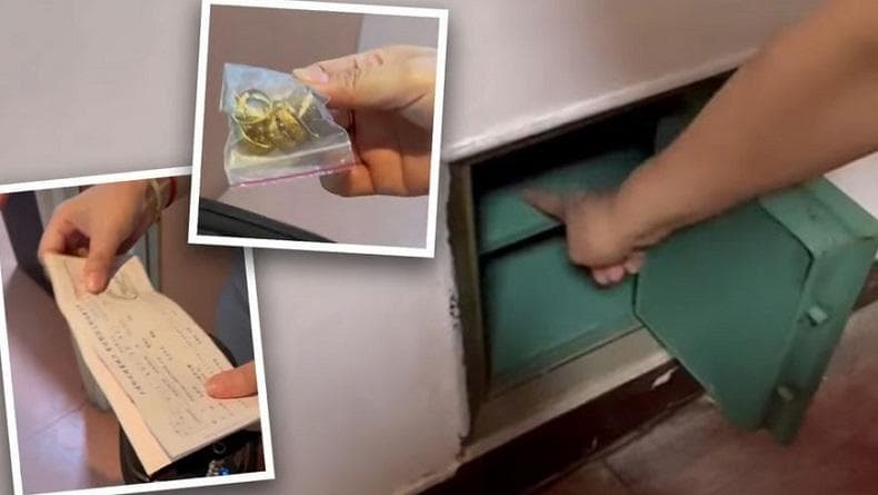 Viral Penyewa Rumah Temukan Brankas di Balik Lemari, Isinya Emas dan Deposito hampir Rp1 Miliar