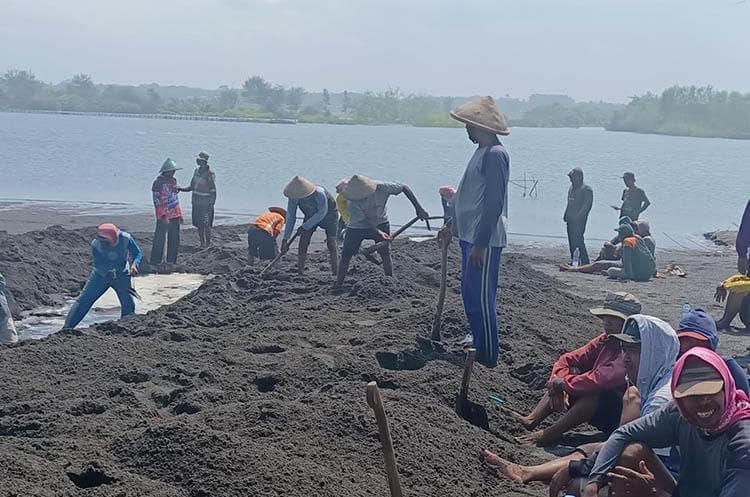 Muara Sungai Opak Tertutup Pasir, Puluhan Hektare Lahan Pertanian di Bantul Terendam