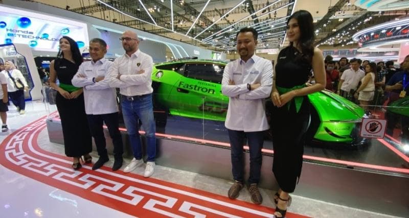 Mejeng di GIIAS 2023, Pertamina Perpanjang Kontrak dengan Tim Balap Lamborghini hingga 2025