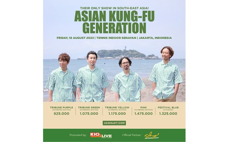 Konser Perdana di Jakarta, Asian Kung-Fu Generation Rilis Video dengan Sentuhan Indonesia