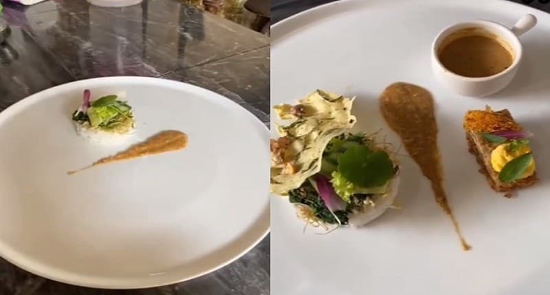 Viral, Begini Jadinya Nasi Pecel Dijual di Resto Bintang 5 dengan Plating Mewah