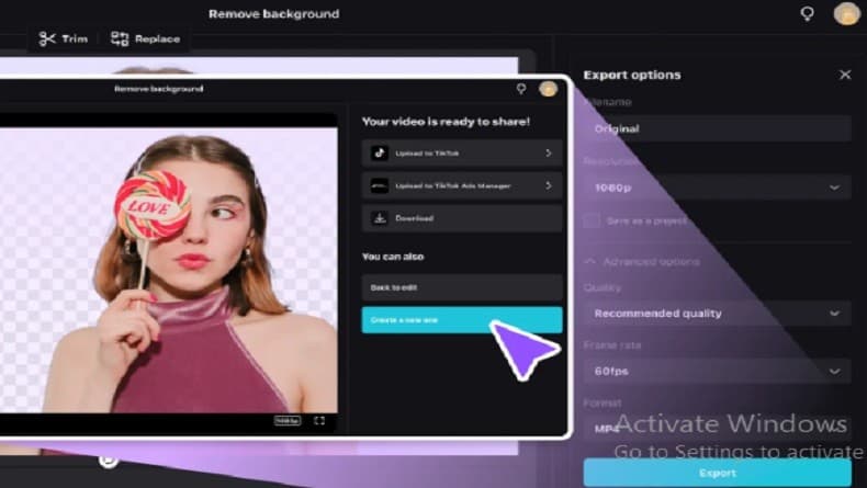 Cara Mengganti Background Video di CapCut Online