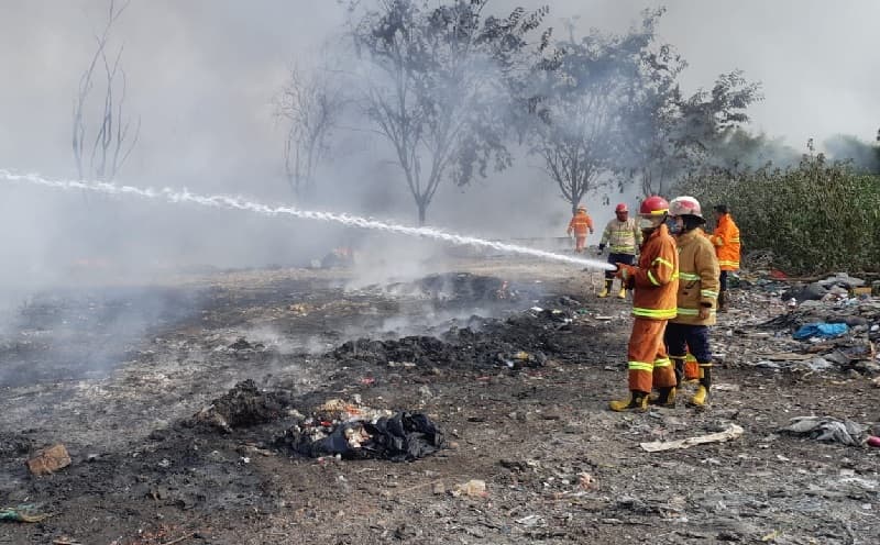 Kebakaran Dekat TPST Bantar Gebang, 30 Orang Terdampak