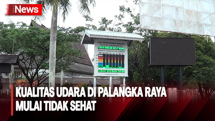 Dampak Karhutla, Kualitas Udara di Palangka Raya Mulai Tidak Sehat