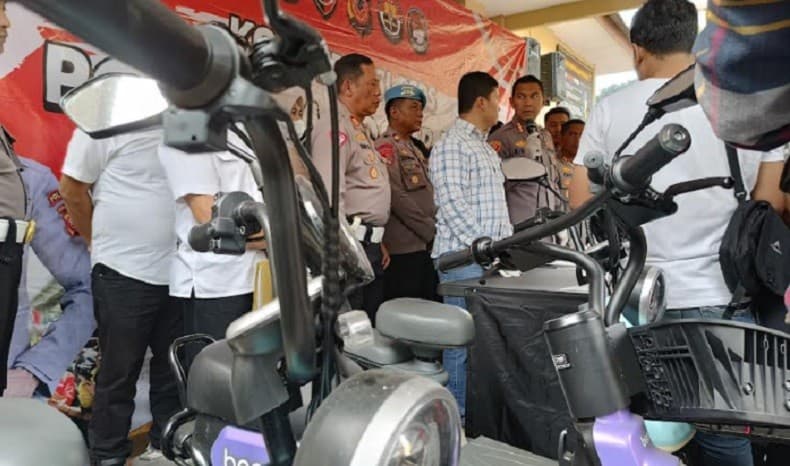 Polisi Sita 20 Sepeda Listrik di Kota Bogor yang Dipakai di Jalan Raya