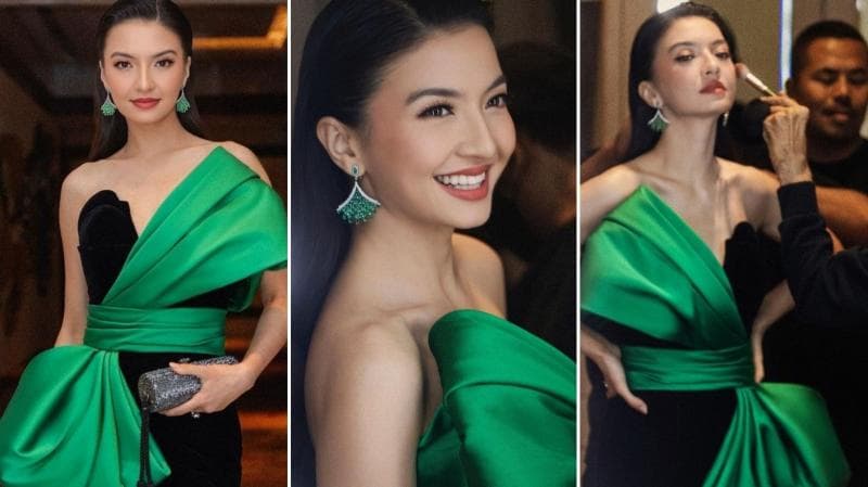 5 Potret Cantik Raline Shah Pakai Dress Berpita, Auranya seperti Bintang Hollywood