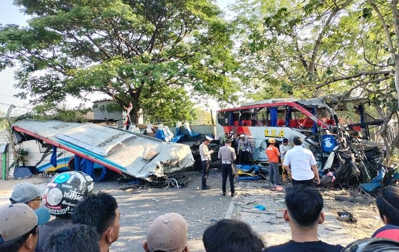 Korban Tewas Kecelakaan Maut Bus Eka dan Sugeng Rahayu di Ngawi Bertambah Jadi 4 Orang