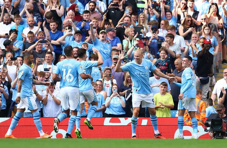 Hasil Liga Inggris: Erling Haaland On Fire, Man City Bantai Fulham