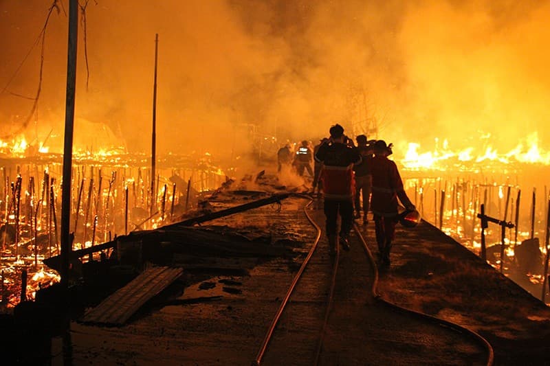 Kebakaran Permukiman Padat Penduduk di Palangkaraya, Kerugian Capai Rp2 Miliar