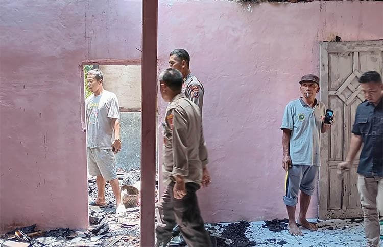 Rumah Warga Bantul Ludes Terbakar, Api dari Pembakaran Sampah