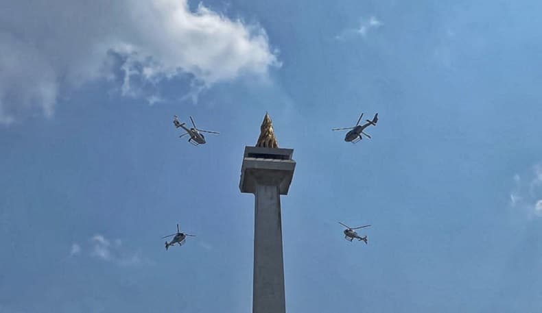 91 Pesawat dan Helikopter Akan Atraksi di Langit Jakarta saat HUT ke-78 TNI