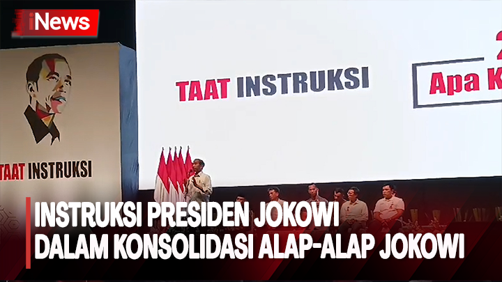 Ini Instruksi Presiden Jokowi dalam Konsolidasi Jaringan Relawan Alap-Alap Jokowi di Sentul