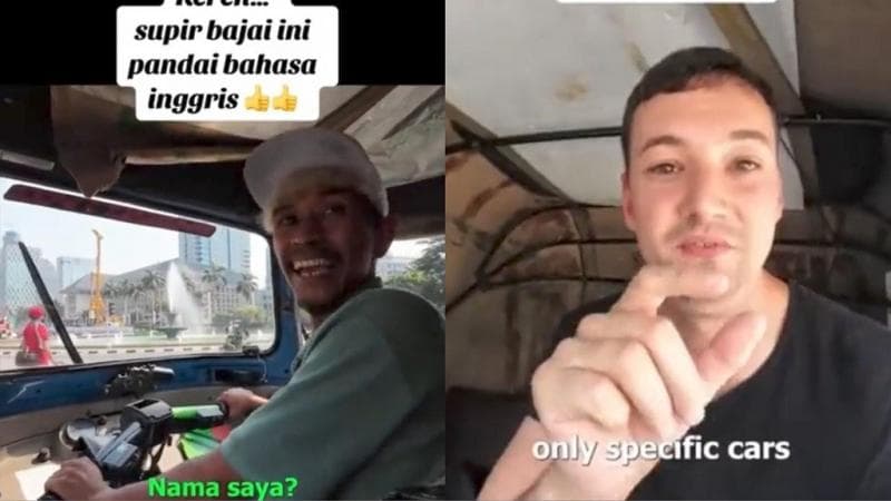 Viral Sopir Bajaj Asli Suku Betawi Jago Bahasa Inggris, Cocok Jadi Tour Guide