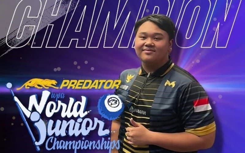 Sejarah Tercipta! Derin Asaku Sitorus Juara Dunia Biliar