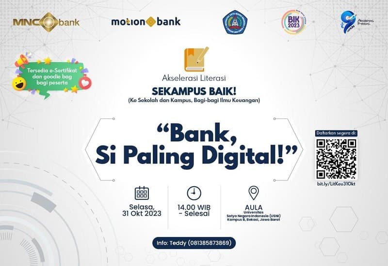 MNC Bank Kerja Sama dengan USNI Lanjutkan Literasi Keuangan bagi Mahasiswa