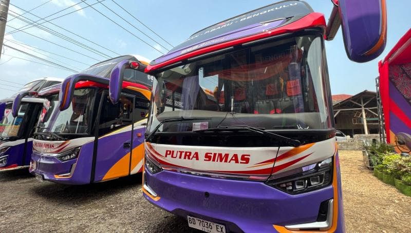 PO Putra Simas Luncurkan 2 Bus Baru untuk Rute Medan-Bengkulu, Intip Spesifikasinya