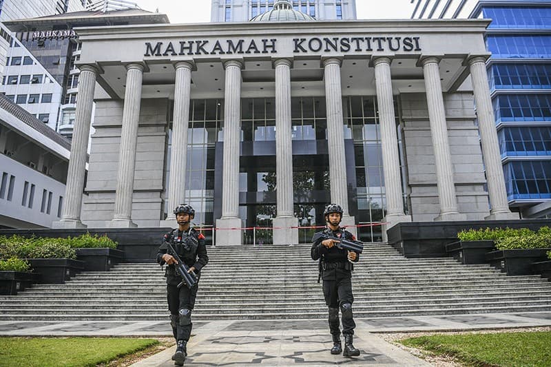 Putusan Sengketa Pilpres Hari Ini, 7.783 Personel Gabungan Dikerahkan Amankan Gedung MK