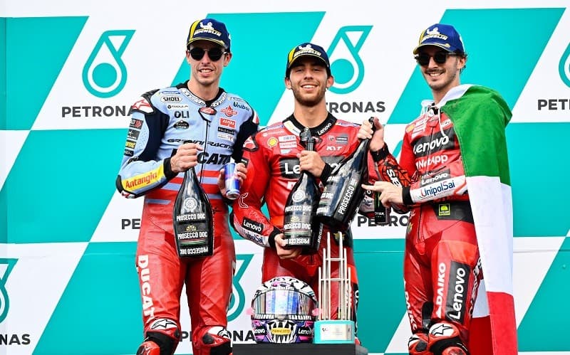 Rebut Podium MotoGP Malaysia 2023, Francesco Bagnaia Tidak Puas