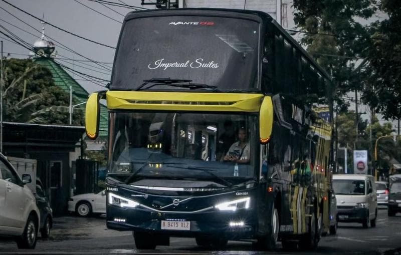 Bus Double Decker DAMRI Tertangkap Kamera, Begini Tampangnya