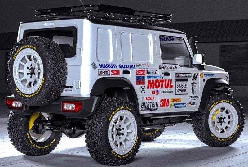 Modifikasi Suzuki Jimny 5-Pintu, Gahar Bergaya Reli Dakar