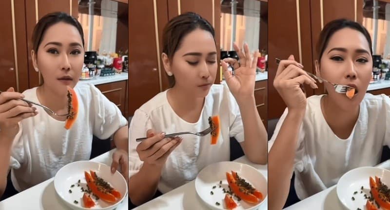 Viral Inul Daratista Makan Biji Pepaya, Ternyata Ini Khasiatnya