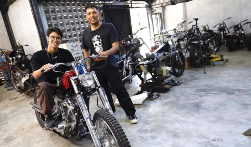 Kunjungi Kedux Custom Garage, Alam Ganjar Bangga Kreativitas Anak Bangsa Mampu Bersaing