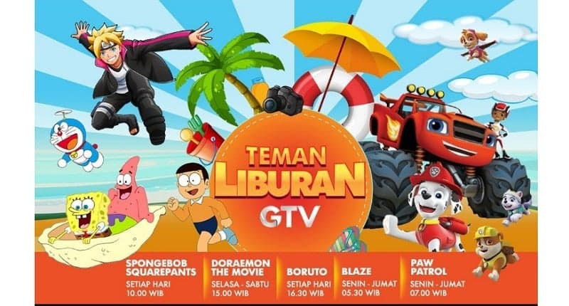 Jagoan Animasi Kembali, Liburan Jadi Makin Happy Bareng GTV!