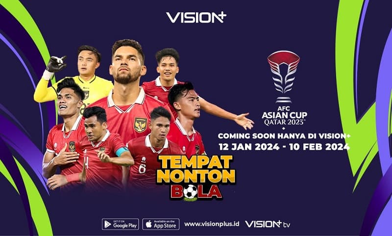 Timnas Indonesia Berjuang Lewati Grup Neraka di Piala Asia 2023, Live Streaming Vision+