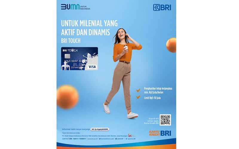 Banyak Promo, Ini Alasan Kartu Kredit BRI Touch Jadi Pilihan Para Gen Z