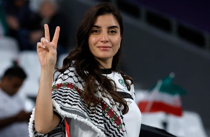 Deretan Suporter Cantik di Piala Asia 2023, Ada Bidadari Dukung Palestina