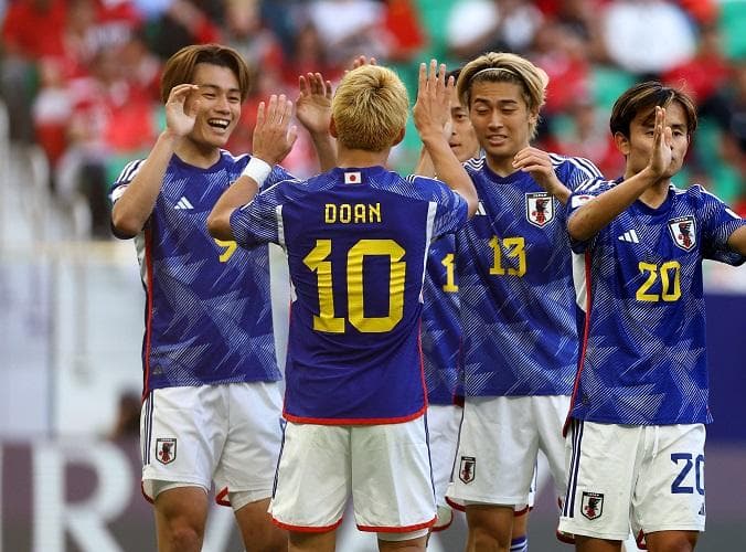 Hasil Piala Asia 2023 : Terlalu Tangguh! Jepang Singkirkan Bahrain