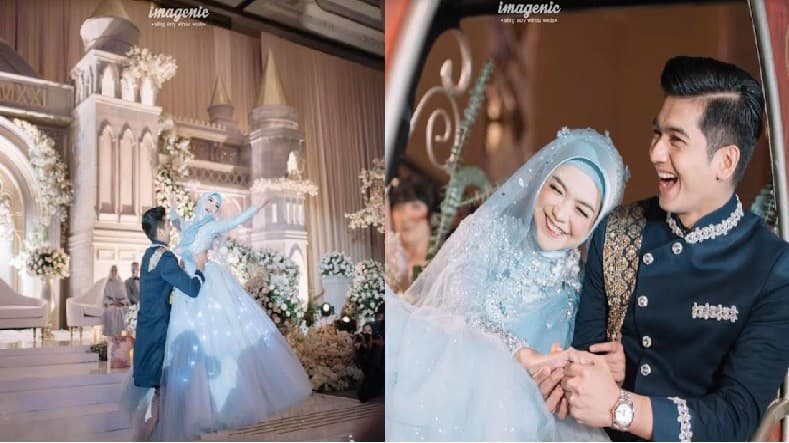 Gugat Cerai Suami, Potret Gaun Pernikahan Ria Ricis ala Cinderella Kembali Viral